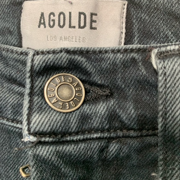 Agolde Pinch high waist straight leg jeans. Size 24 - Picture 9 of 16